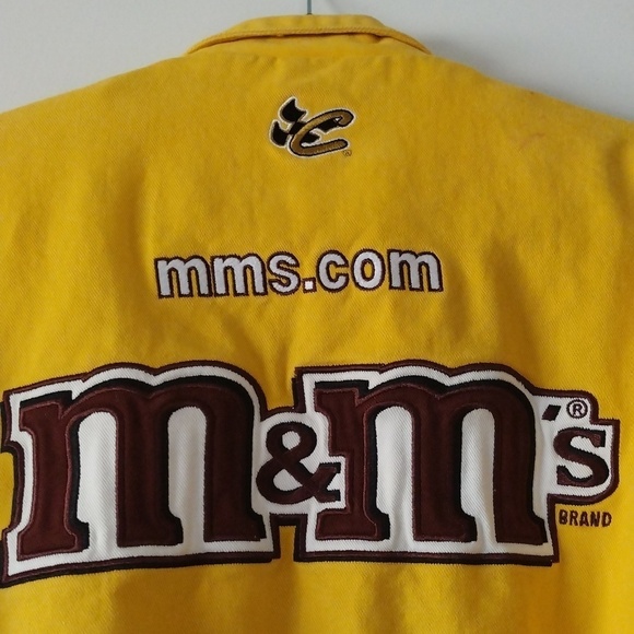 Chase Authentics Vintage Elliot Sadler NASCAR M&M's Jacket - Picture 8 of 10